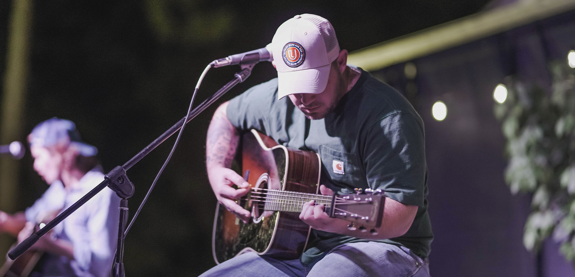 guitar player on stage